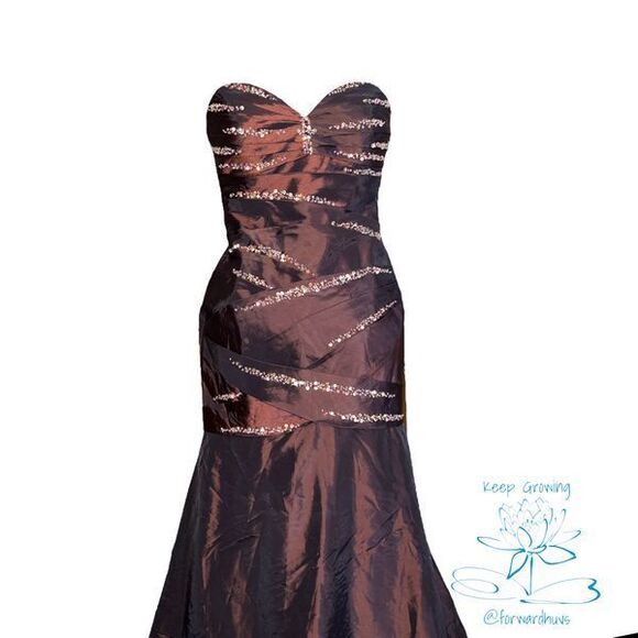 Prom Dress Mori Lee Madeline Gardner size 7/8 - Picture 3 of 13